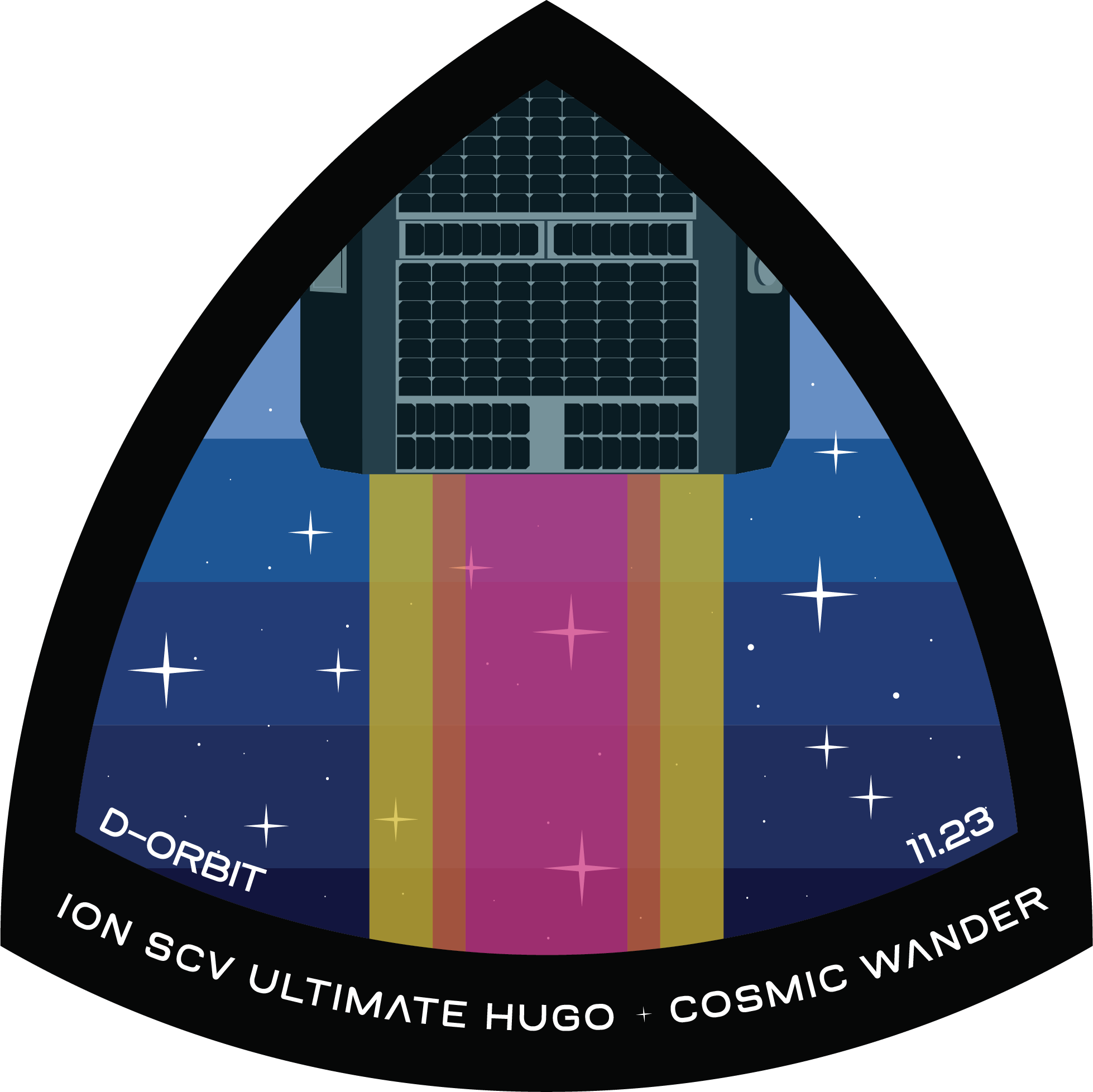 Cosmic Wander mission patch