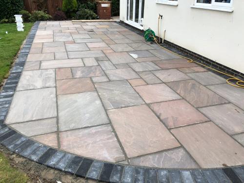 Indian Sandstone Patio Installation — cover photo