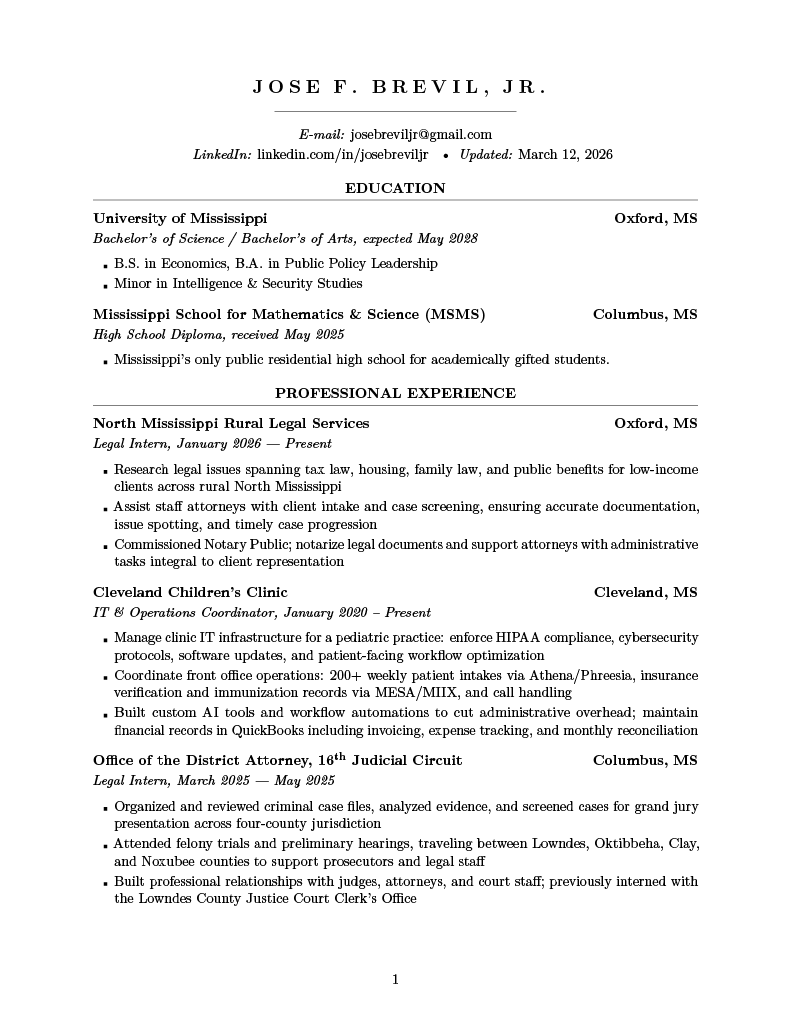 Résumé page 1