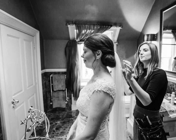 Dare Hairdressing bridal hair