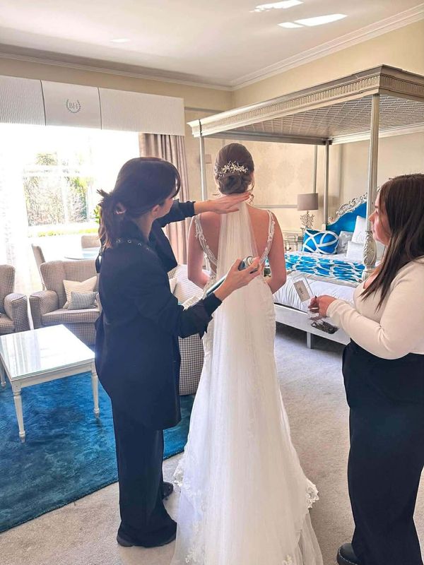 Dare Hairdressing bridal hair