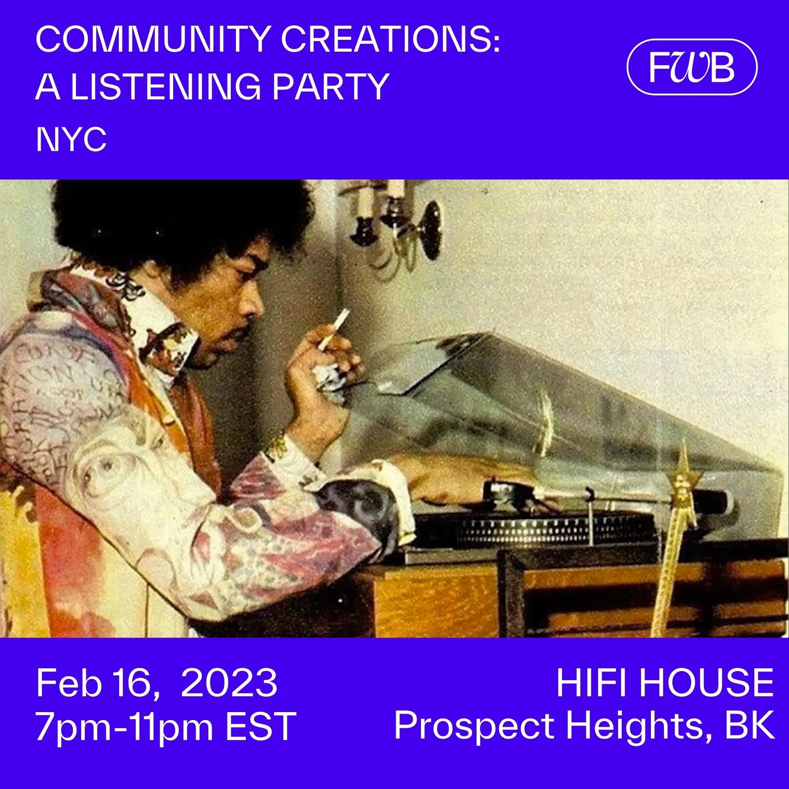 Community Creations: A NYC Listening Party  event image