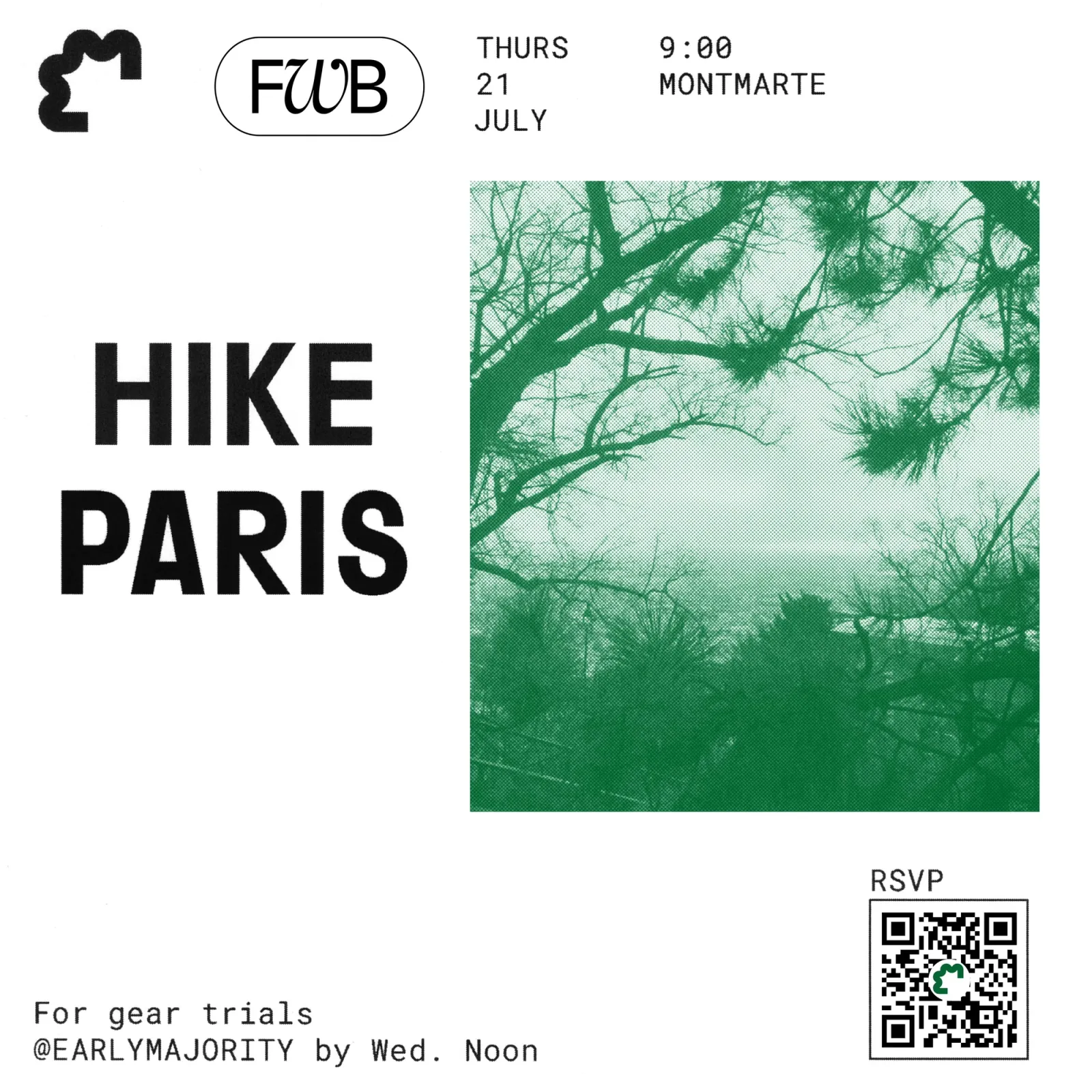 Hike Paris with Early Majority & FWB event image