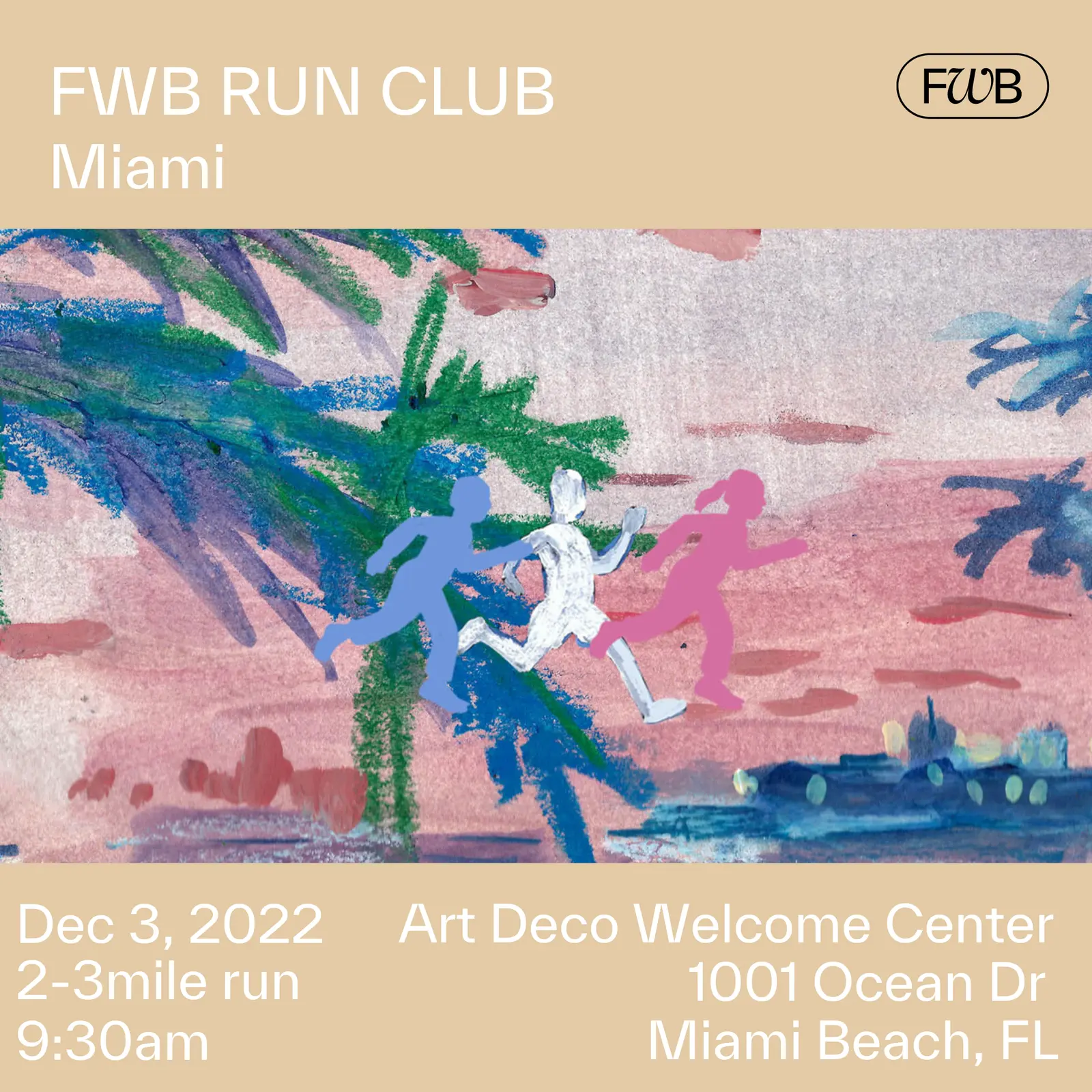 FWB Run Club Miami  event image