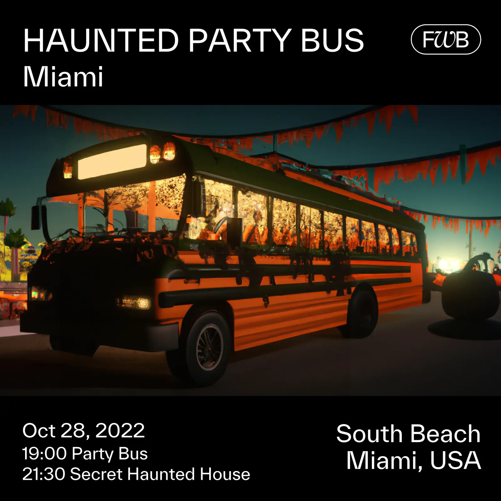 The Haunted Party Bus event image