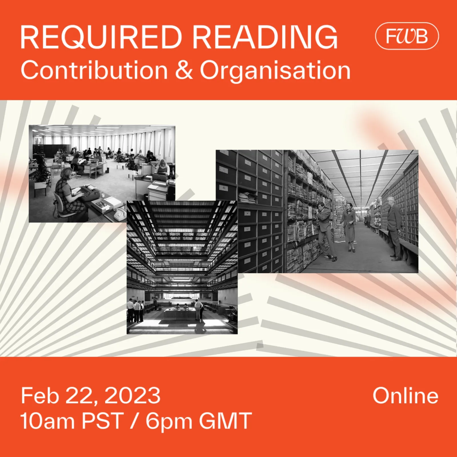 Required Reading: Contribution and Organisation event image