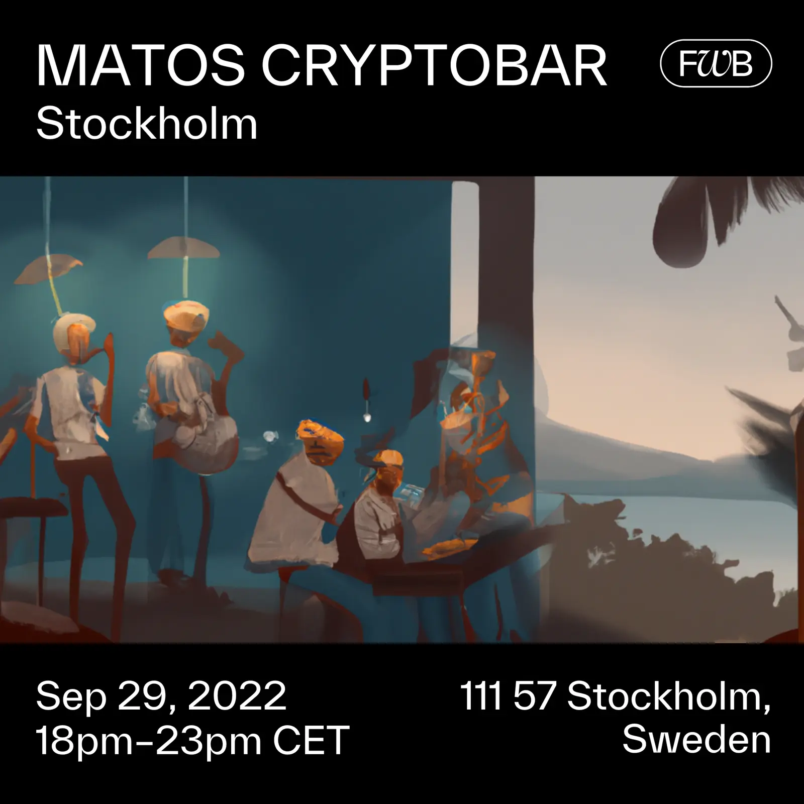 FWB 🇸🇪 Stockholm – Matos Cryptobar  event image