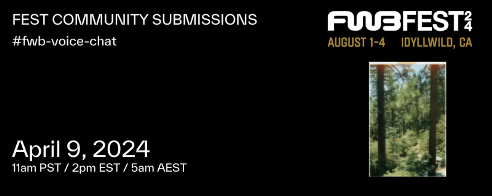 Town Hall: FEST Community Submissions event image