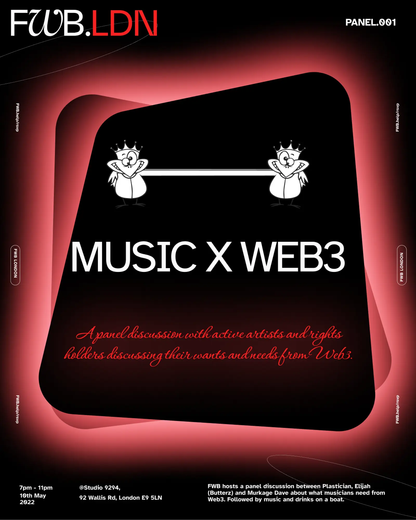 FWB LDN - Music x Web3 Panel & Drinks event image