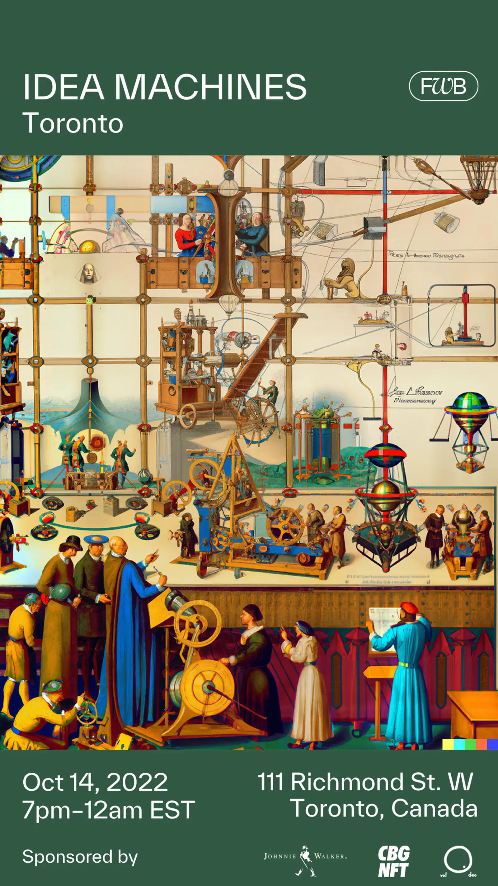 Idea Machines - FWB Toronto event image