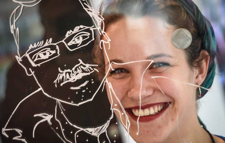 portrait of artist from article