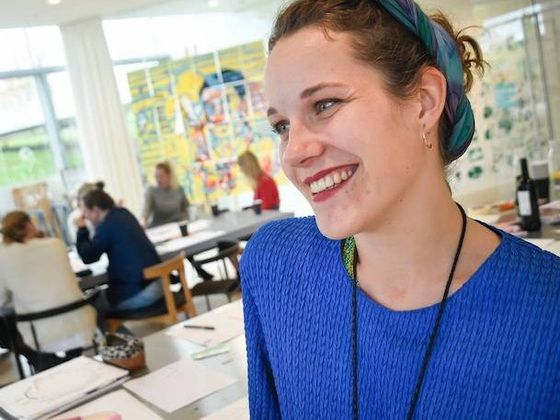 portrait of iris bakker