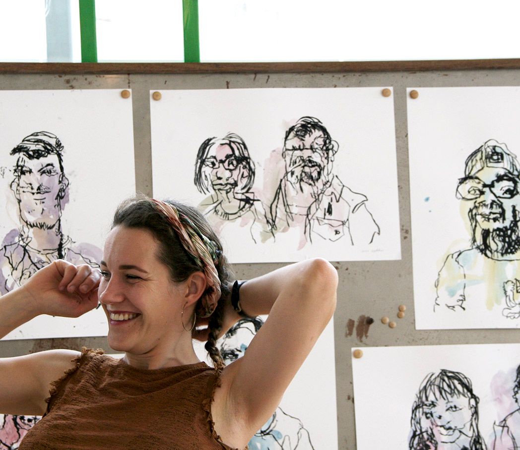 Portrait of iris bakker
