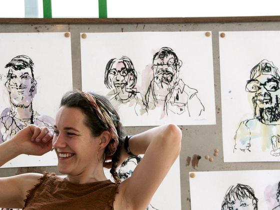 Portrait of iris bakker