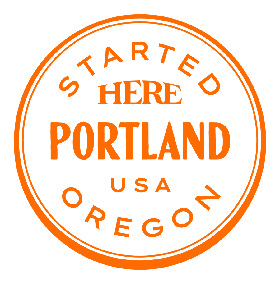 Started HERE, Portland, USA — Bright Orange