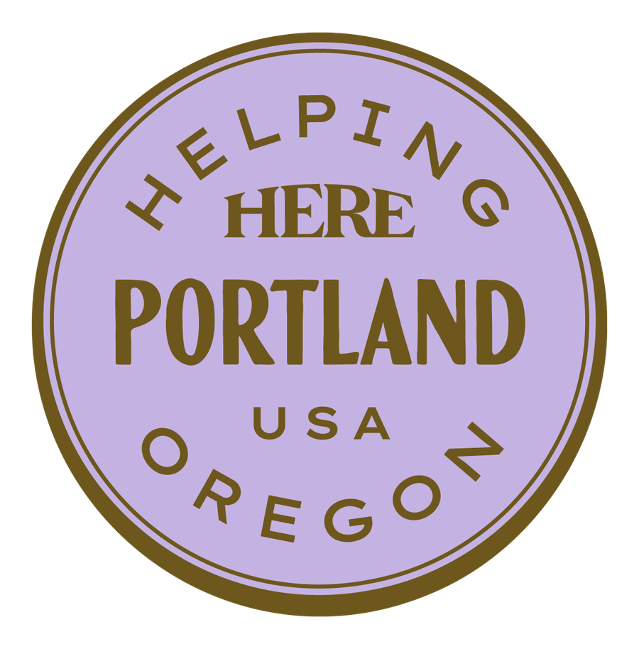 Helping HERE, Portland USA — Premium Gold & Bright Purple