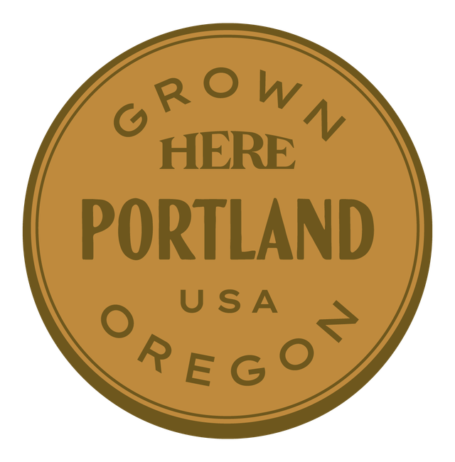Grown HERE, Portland, USA — Premium Gold & Bright Gold