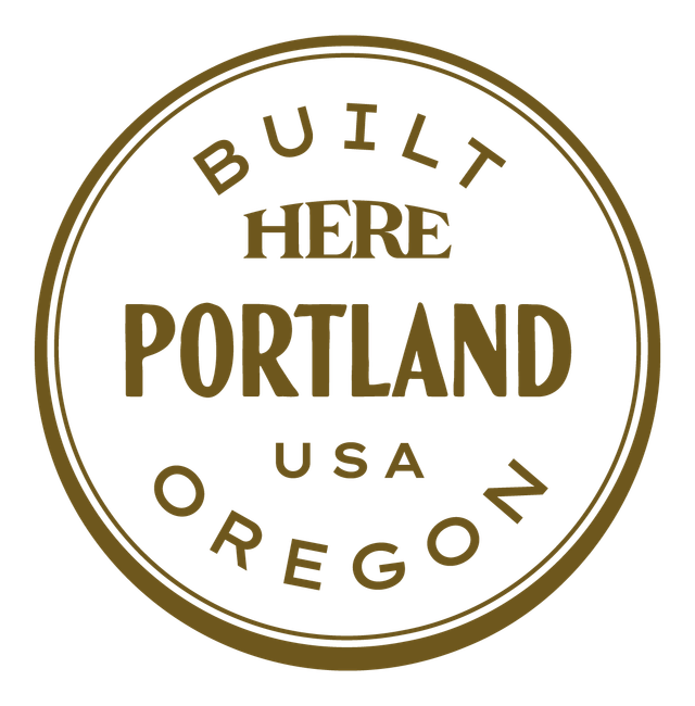Built HERE, Portland, USA — Premium Gold