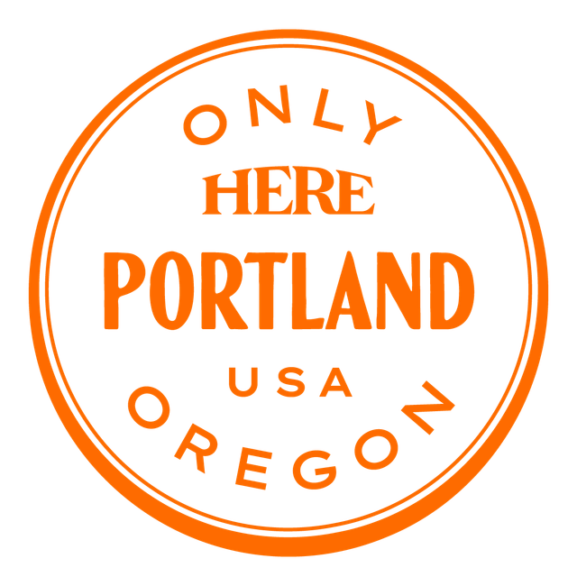 Only HERE, Portland, USA — Bright Orange