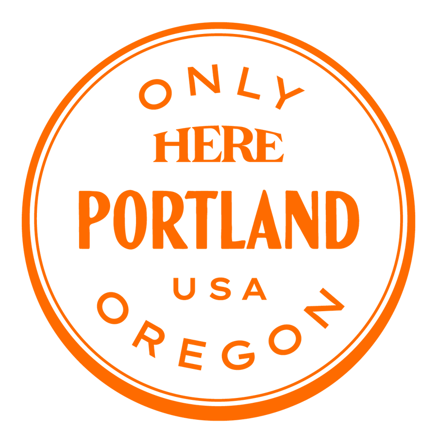 Only HERE, Portland, USA — Bright Orange