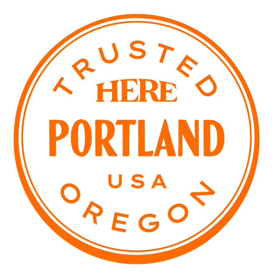 Trusted HERE, Portland, USA — Bright Orange