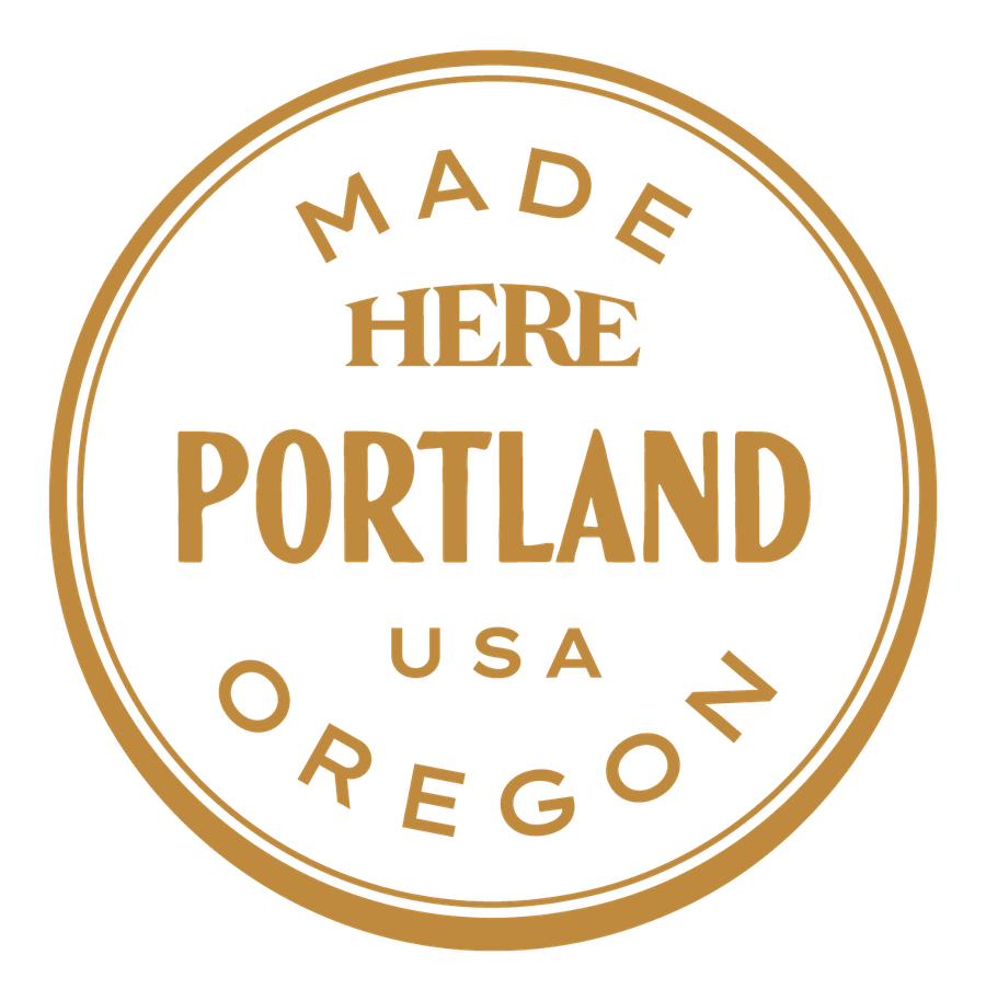 Made HERE, Portland, USA — Bright Gold