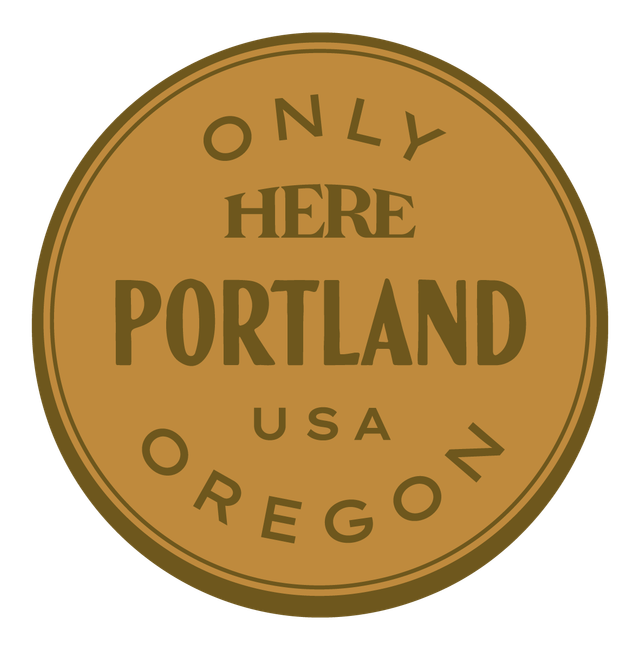 Only HERE, Portland, USA — Premium Gold & Bright Gold