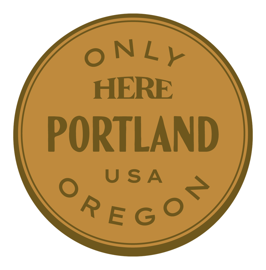 Only HERE, Portland, USA — Premium Gold & Bright Gold