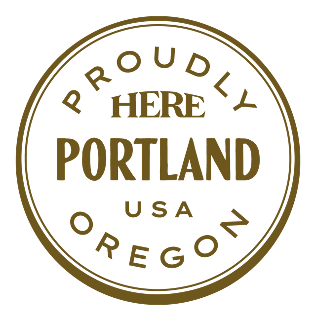Proudly HERE, Portland, USA — Premium Gold