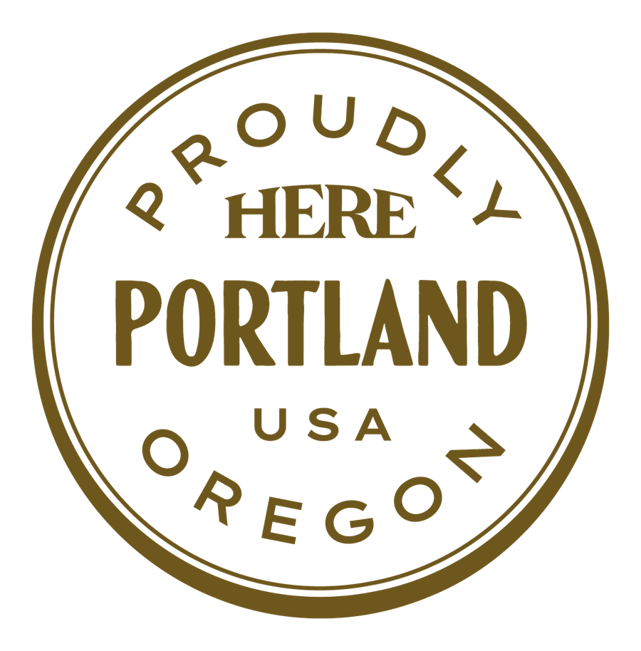 Proudly HERE, Portland, USA — Premium Gold
