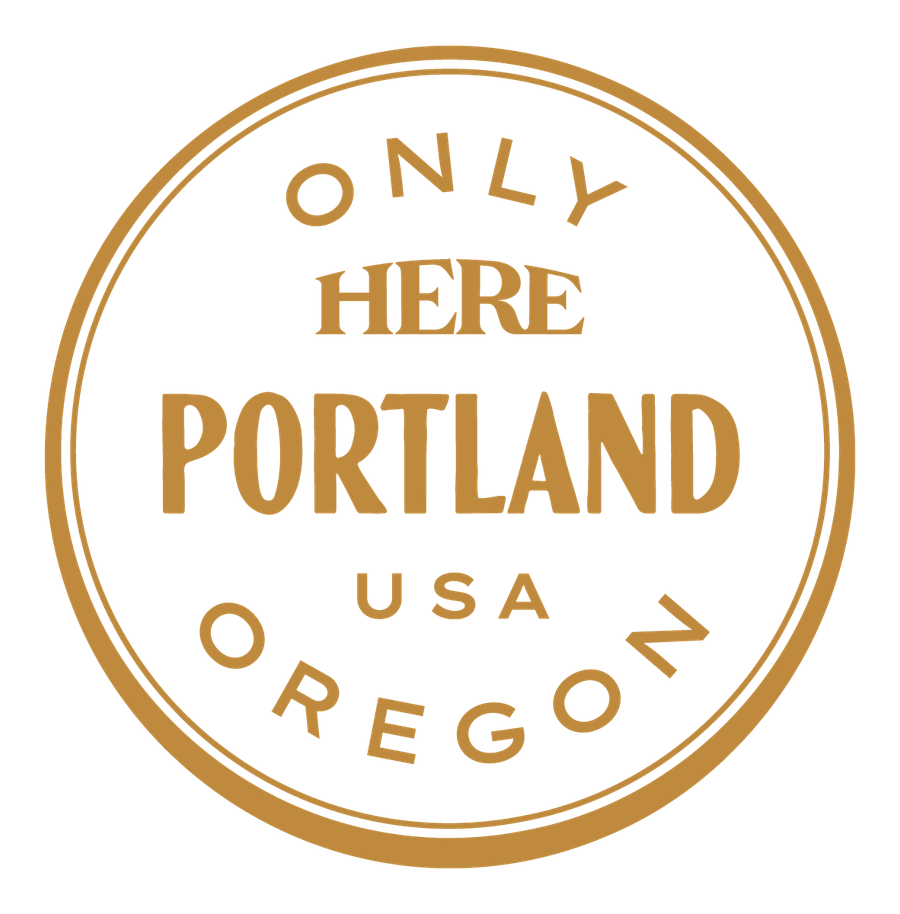 Only HERE, Portland, USA — Bright Gold