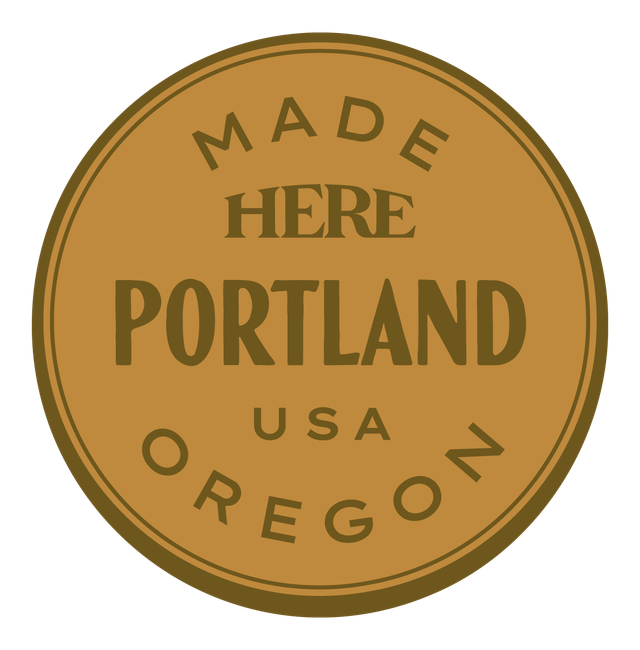 Made HERE, Portland, USA — Premium Gold & Bright Gold