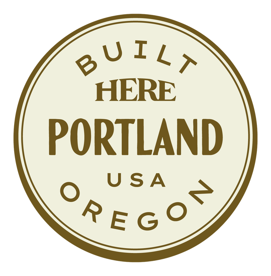 Built HERE, Portland, USA — Premium Gold & Cream