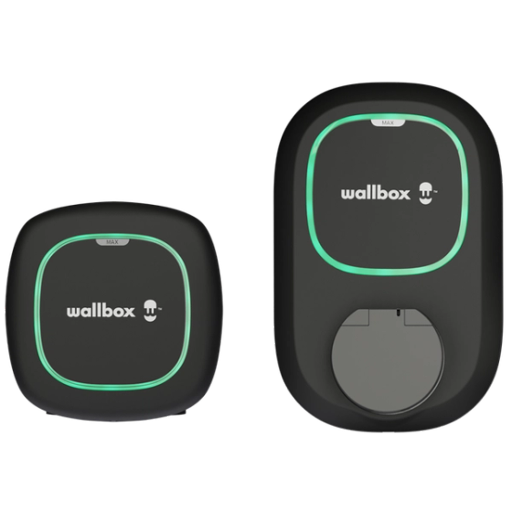 Wallbox Pulsar Max EV charger, tethered and socket versions