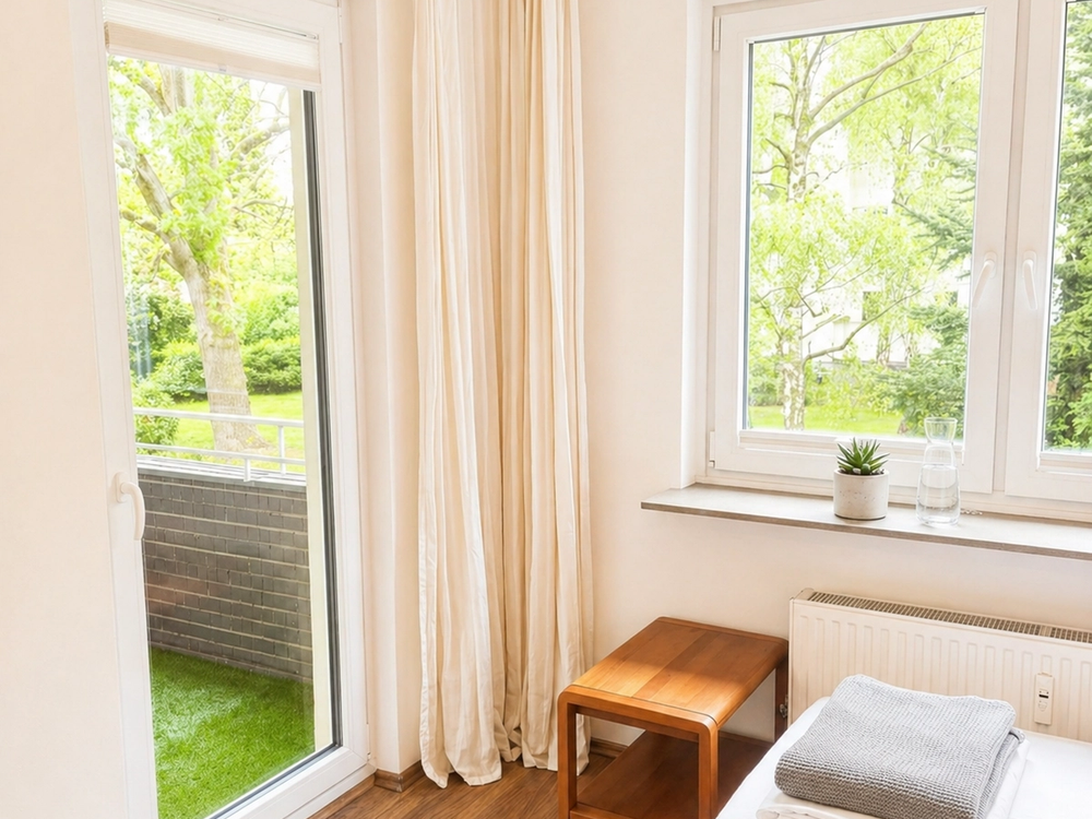 Zutritt zum Balkon