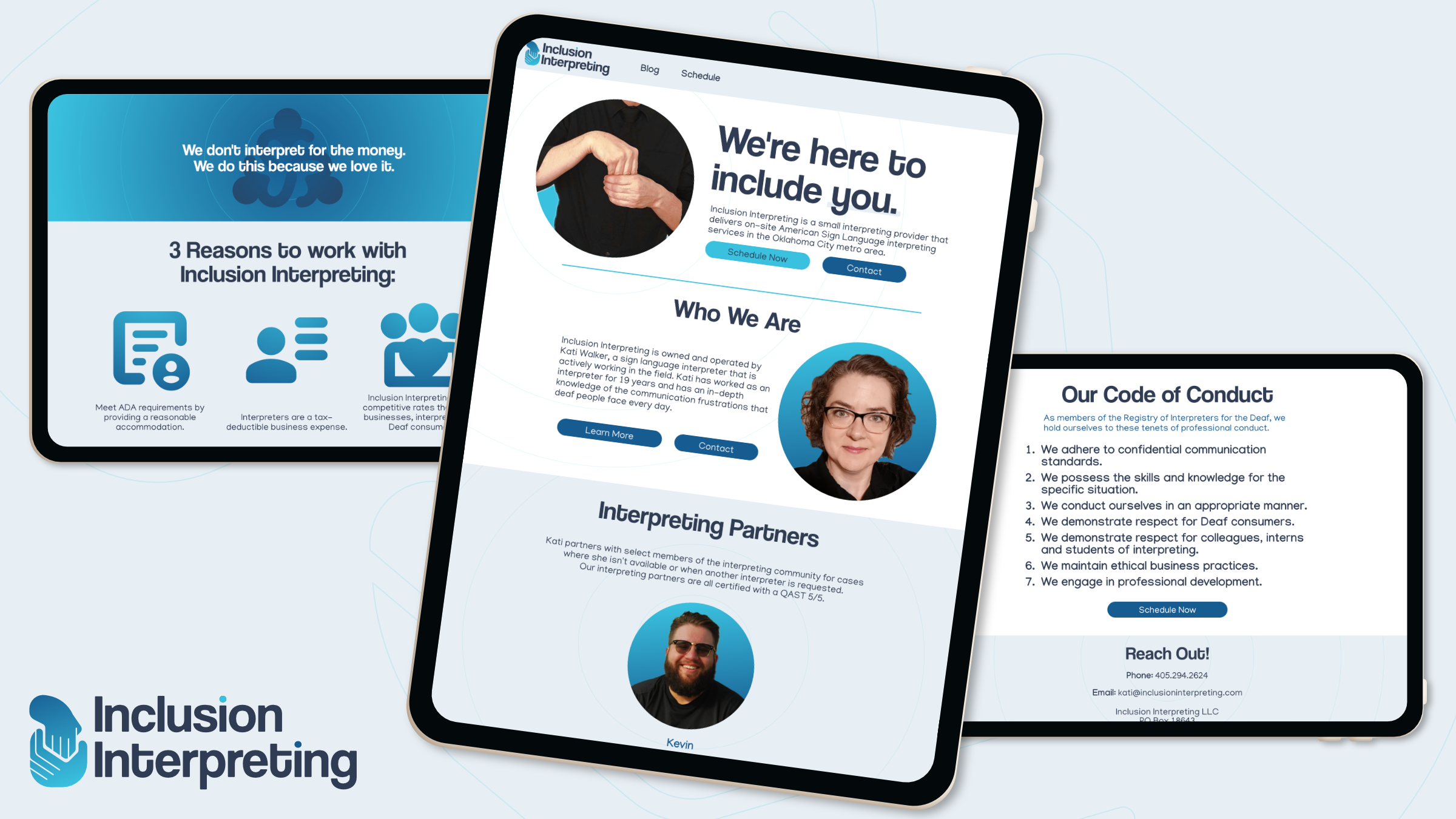 Inclusion Interpreting Website