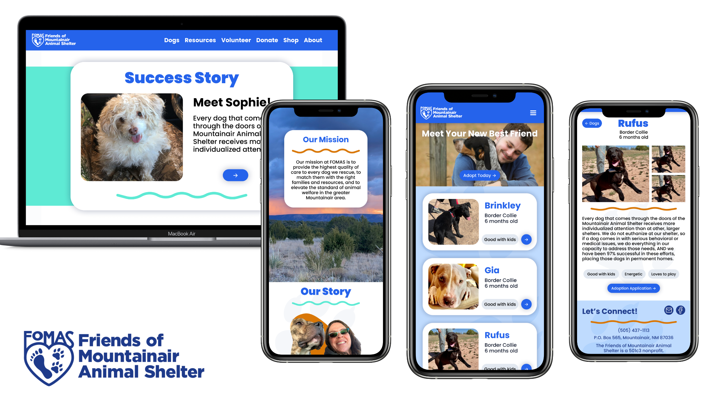 Friends of Mountainair Animal Shelter Website