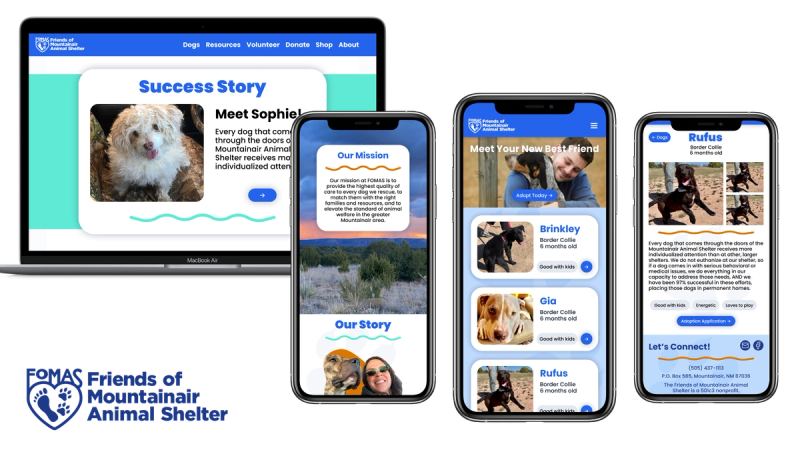 Friends of Mountainair Animal Shelter Website