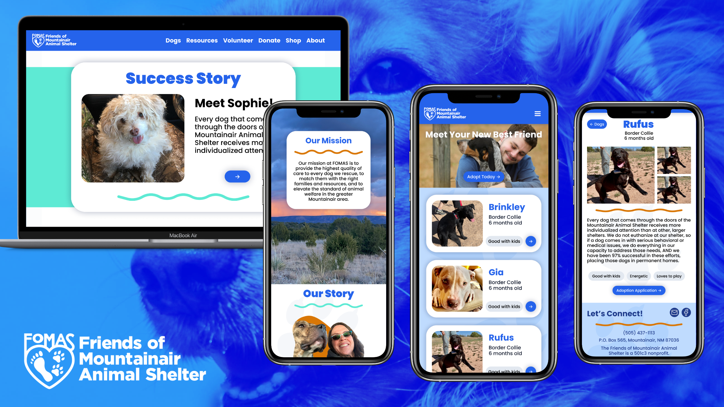 Friends of Mountainair Animal Shelter Website