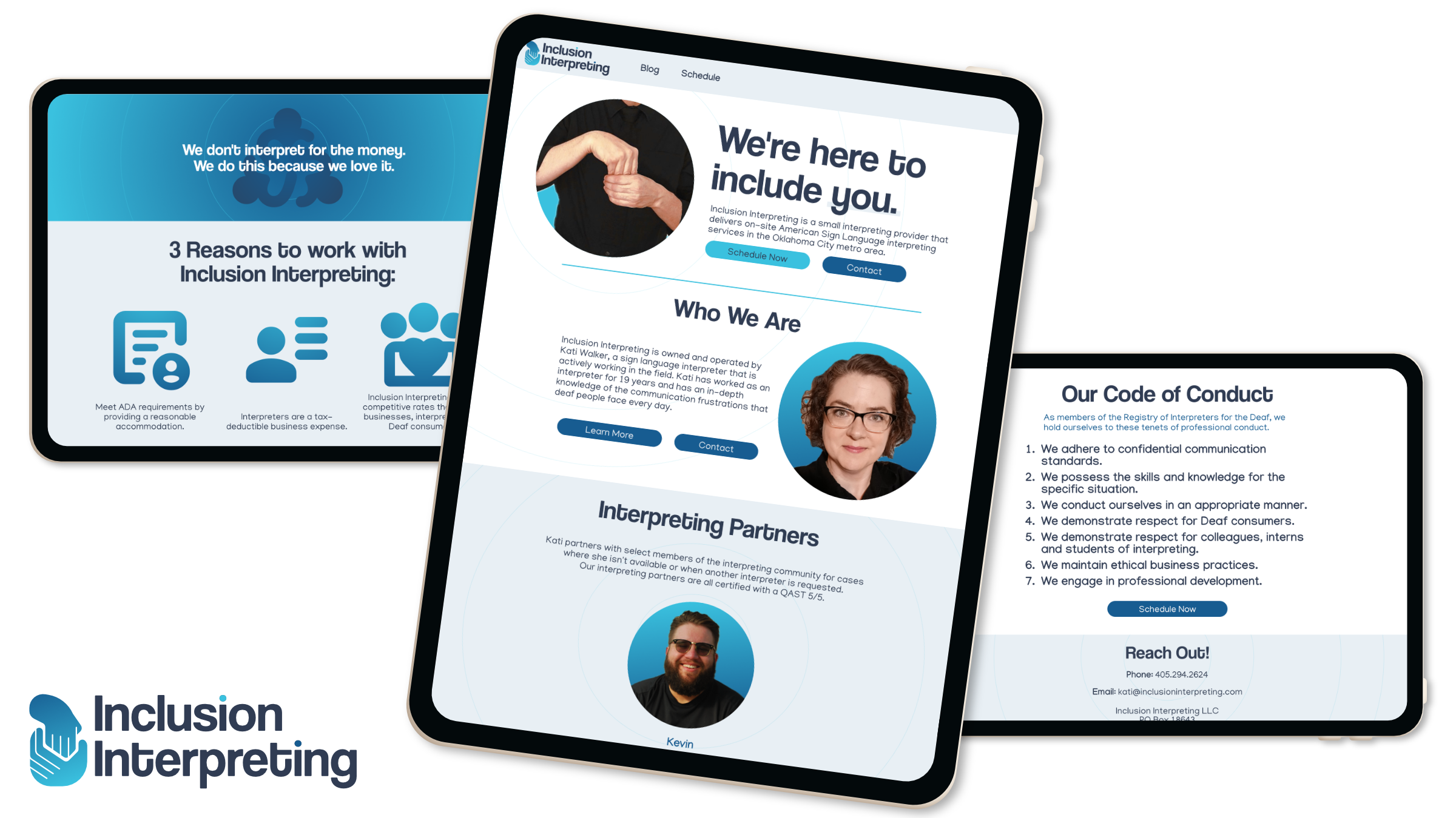 Inclusion Interpreting Website