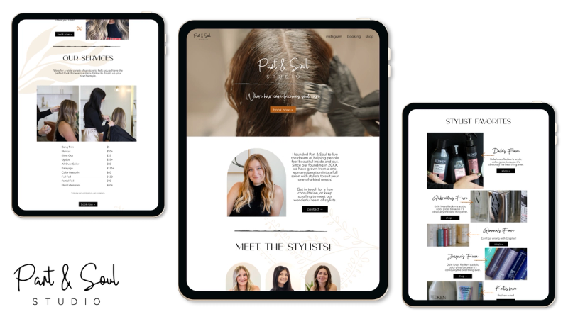 Part & Soul Studio Website