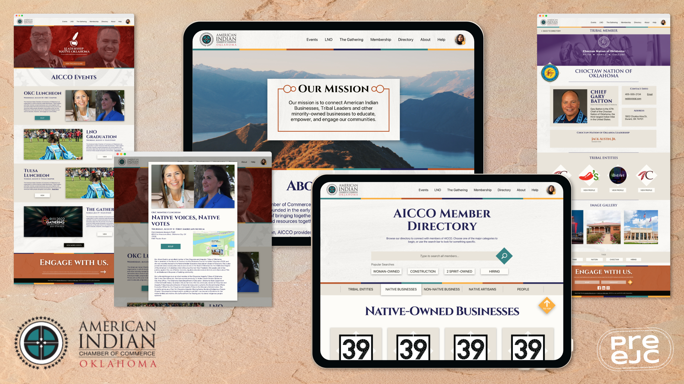 The American Indian Chamber of Commerce of Oklahoma (AICCO) Website & Directory