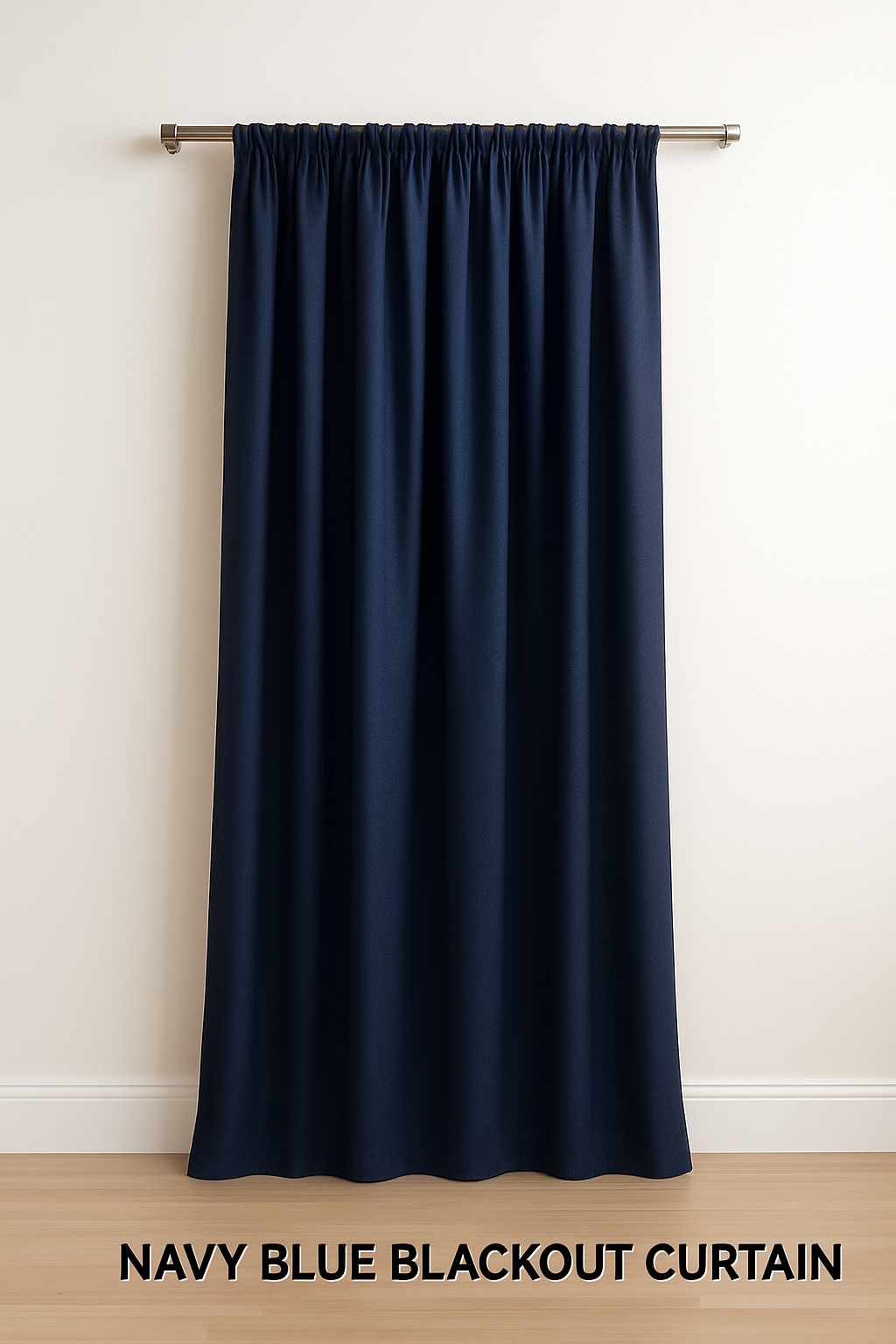Navy Blue Blackout Curtain