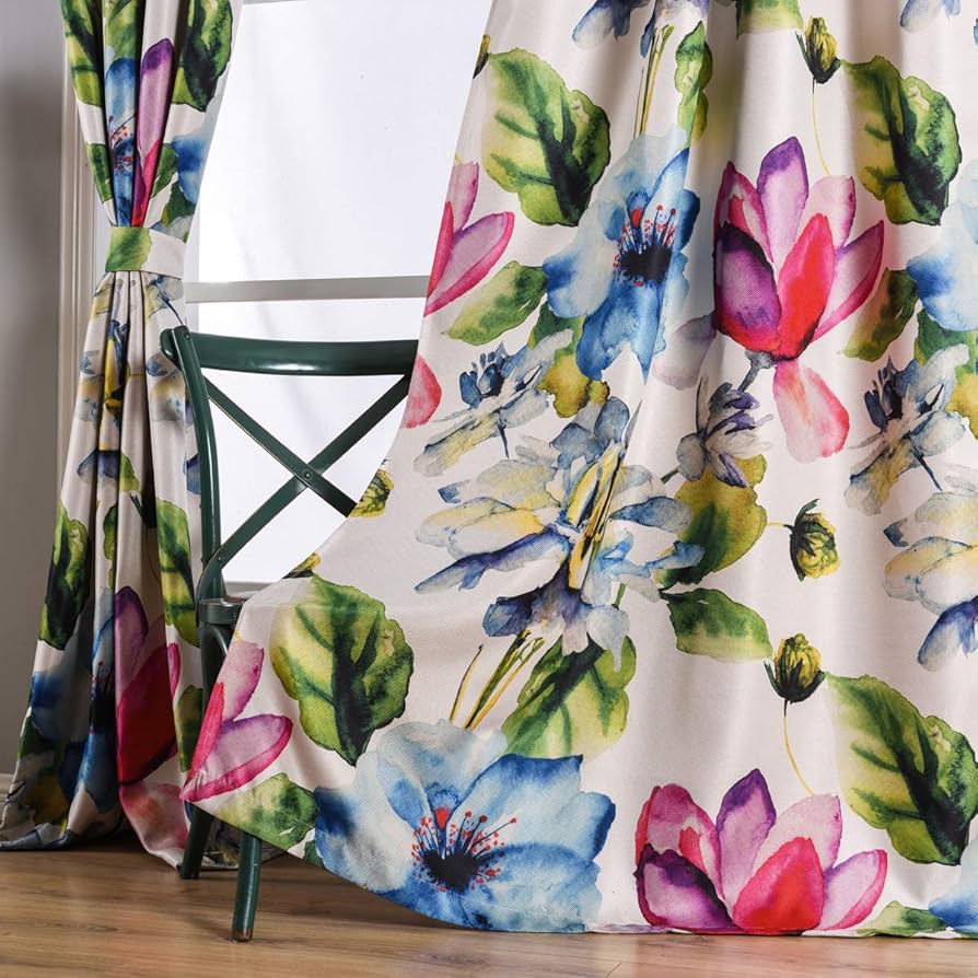 Blossom Pastel Floral Curtain