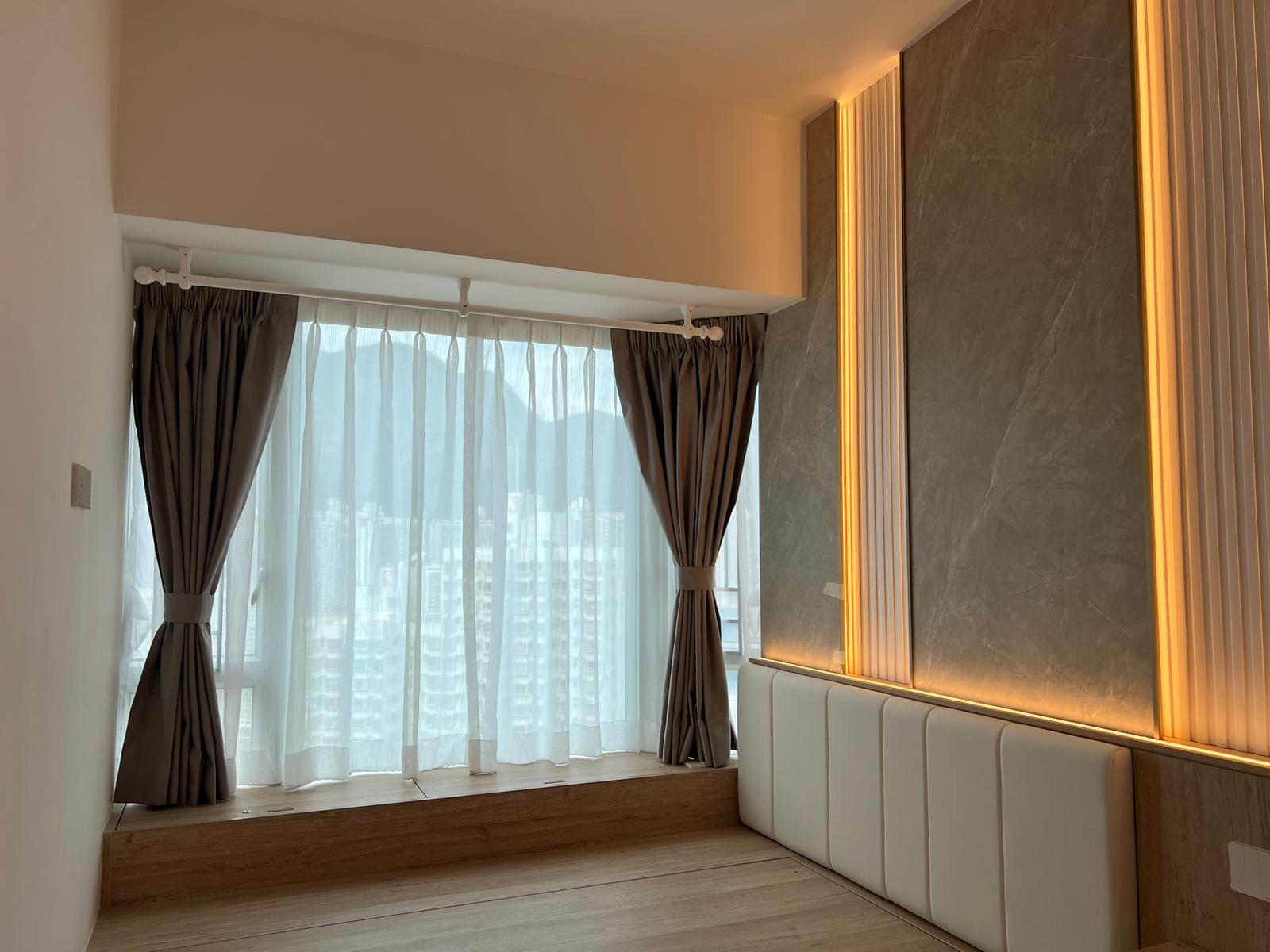 Soft Sheer Curtains – Bay Window