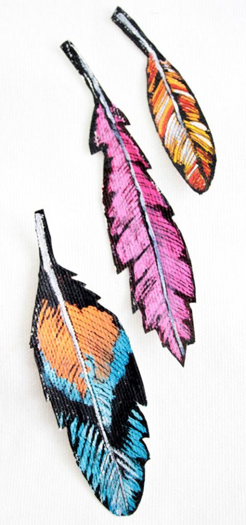 Finished and trimmed feathers