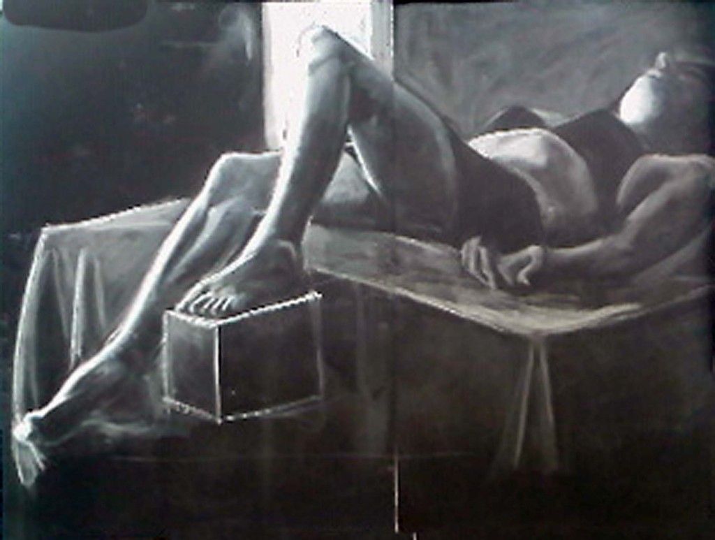 Charcoal drawing