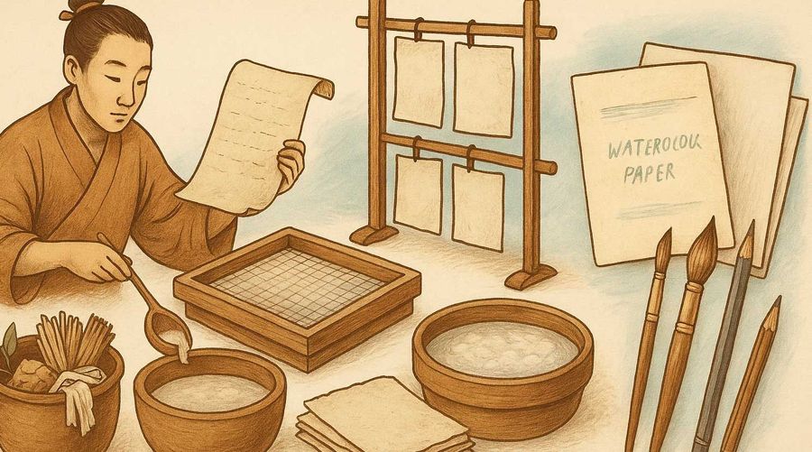 The Art and History of Paper - From Ancient China to Modern Creativity
