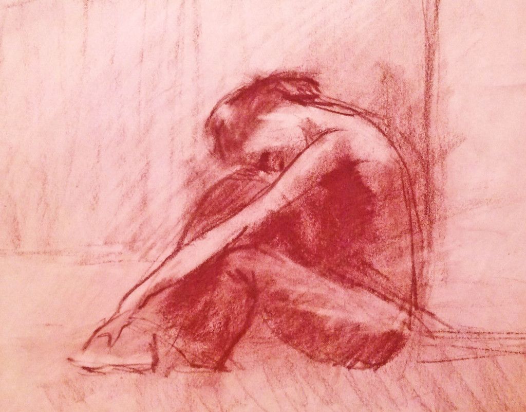Drawing in sanguine