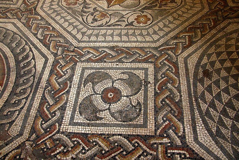 Roman mosaic Leicester England